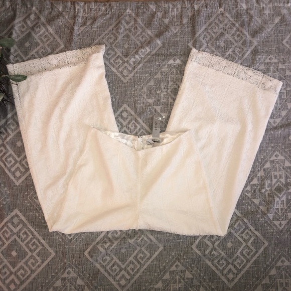 WD.NY Pants - WD.NY Palazzo Lace Palazzo Pants